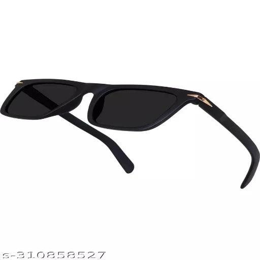 Black Retro Square Latest Stylish UV Protected Sunglasses For Men & Women Black - Springkart 