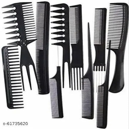 10pcs professional hair combs salon styling tools