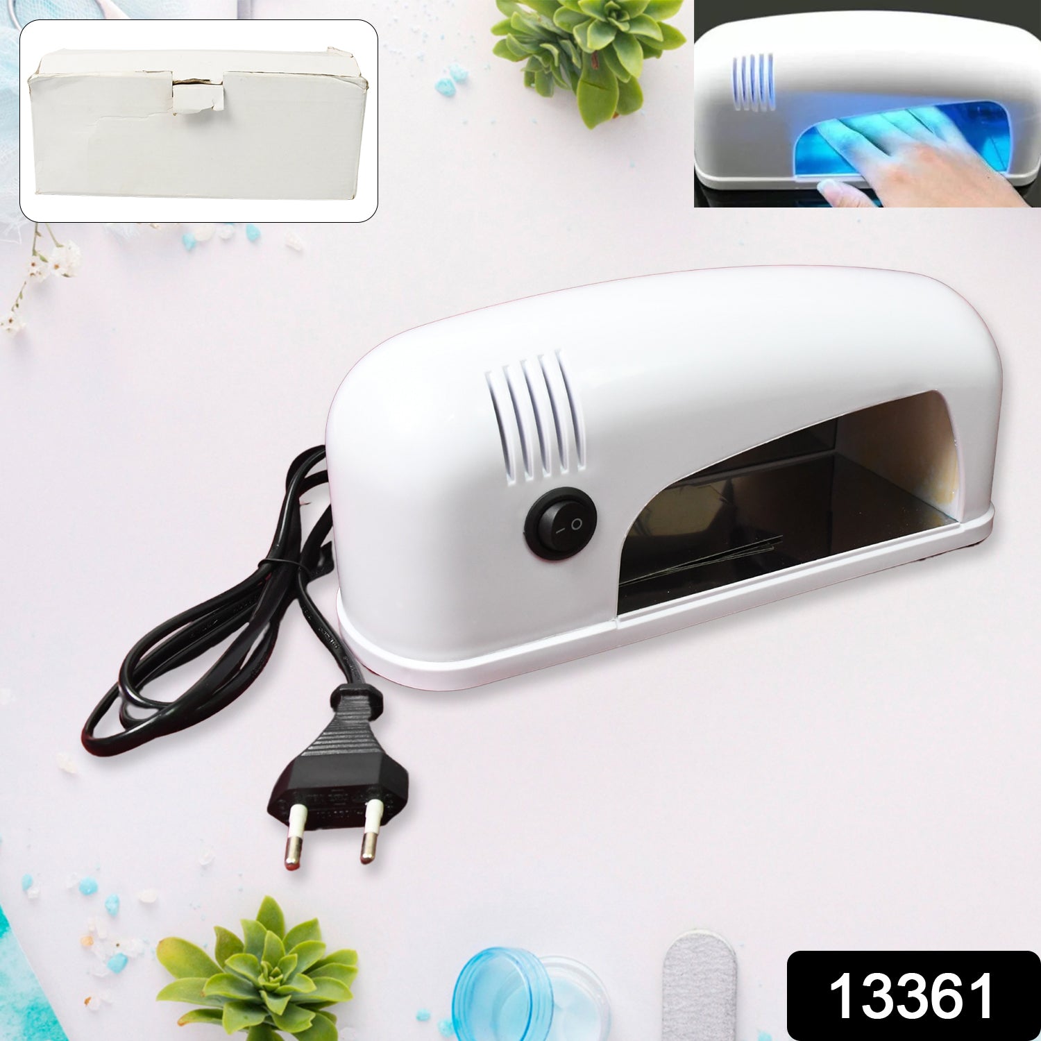 9w Led Uv Lamp Nail Dryer Gel Nail Lamp Nail Curing Lamp (1 Pc) - Springkart 