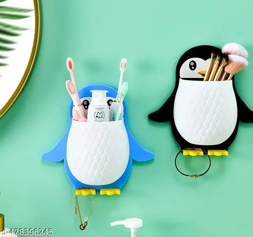 Pack of 3 Wall Mount Phone Holder Mobile Charging Stand with 2 Hook Mobie Holder for Bedroom Bathroom Kitchen Shelves