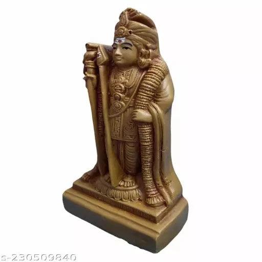 Palani Raja Murugan Statue Idol for Pooja Room,Office,Gifting and Home Decorative Figurine 15cm - Springkart 