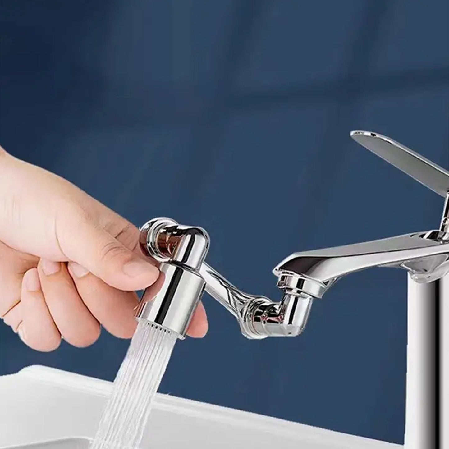 Flexible Faucet Splash Head Extender Aerator Universal Splash Filter Faucet Sprayer (1 Set) - Springkart 