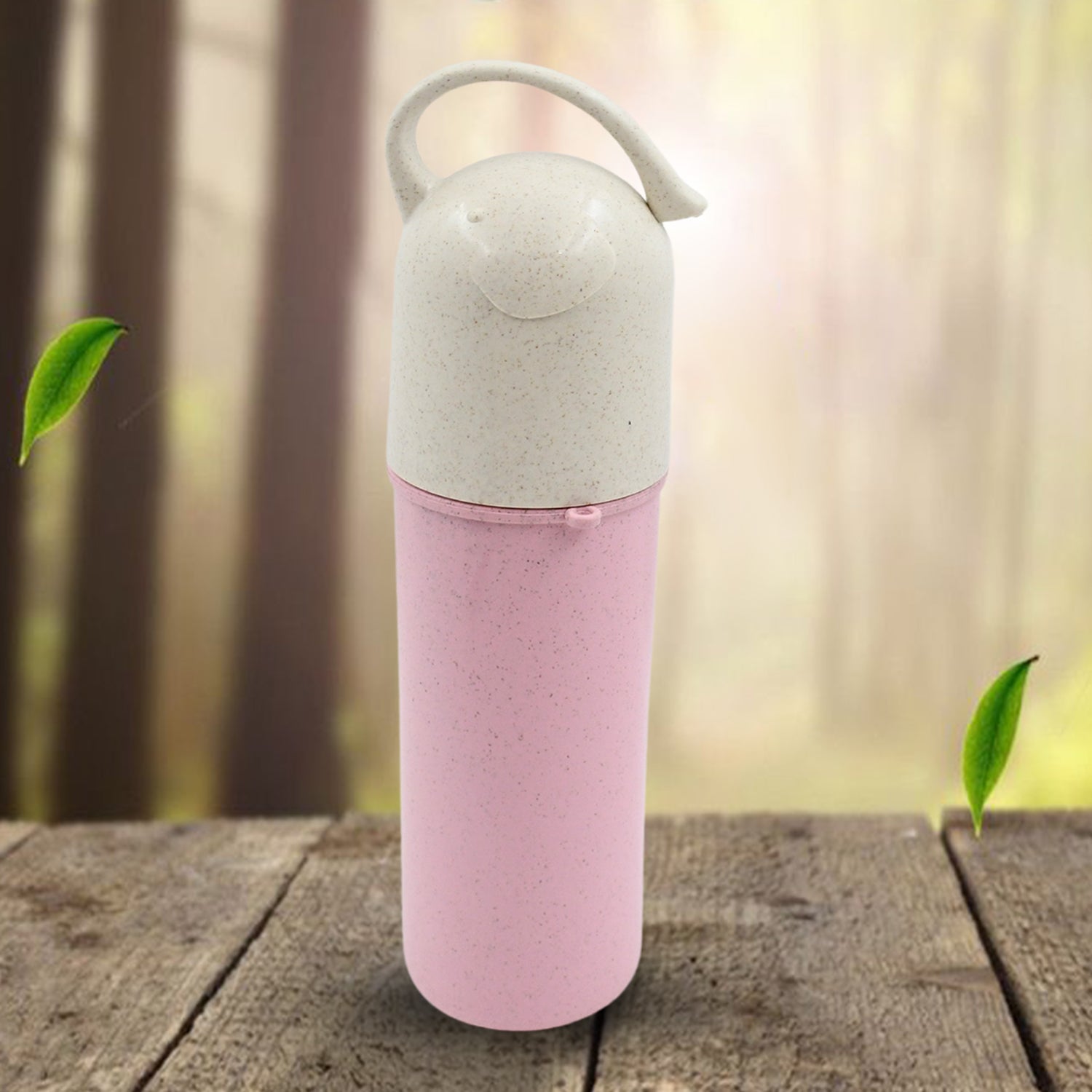 13075 Travel Coffee Cup Portable Water Bottle Wheat Straw Coffee Tea Mug Coffee Mug With Lids Handle For Coffee Teaportable For School(300 Ml Approx) - Springkart 