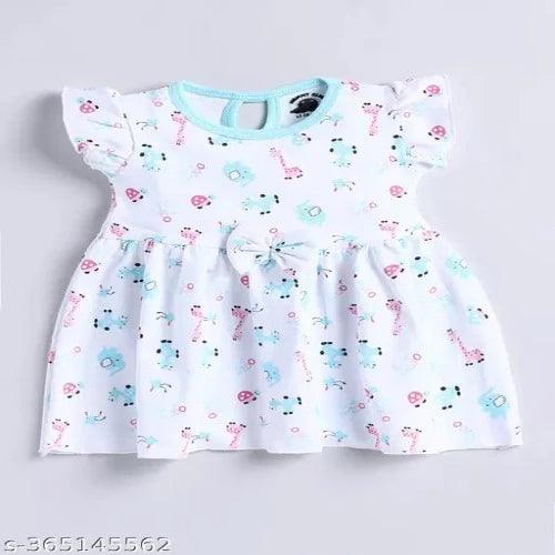 Set of 3 Baby Dresses with Animals - Cute and Comfy for Everyday Wear - Springkart 