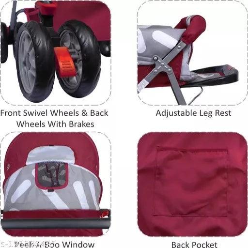 1st Step Yoyo Baby Stroller with 5 Point Safety Harness and Reversible Handlebar Stroller for Baby|Kids|Infants|New Born|Boys|Girls of 0 to 3 Years - Springkart 