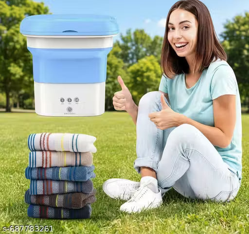 Semi Automatic Folding 2kg Top Loading Mini Washing Machine with Dryer