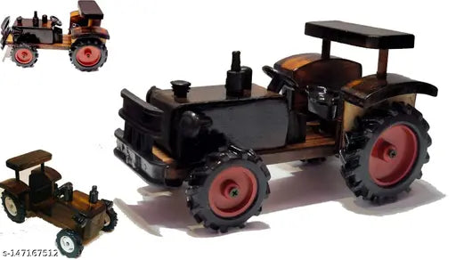 WOODEN BEAUTIFUL AND USEFUL TOY TRACTOR 1 PIECE / FARM TRACTOR TOY CAR