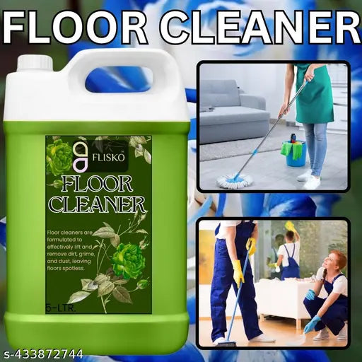 Floor Cleaner 5Liter Freshness of Basil | Natural, Plant Based, Non-Toxic, Biodegradable, Eco-Friendly | Pet & Baby Safe | Marble, Granite & Wood Safe