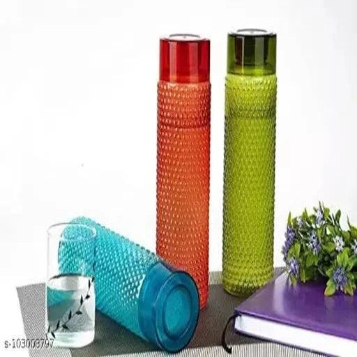 H2O Unbreakable Plastic Water Bottle Set - Springkart 