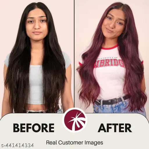 Paradyes No Bleach Ruby Rush Glossy Hair Tint, Ideal For Colouring Natural Black Hair, Not for Grey Coverage