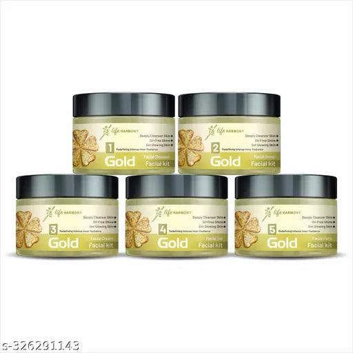 Gold Facial Kit, Premium Range For Fairness, Whiting, Skin, Instant Glow,