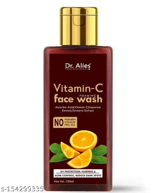 Natural Vitamin C Clean & Brighten Skin Oil Free Look Instant Glow Face Wash (100 ml)