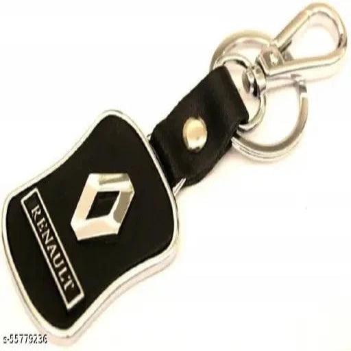 Alexus LEATHERITE BLACK Locking Key Chain - Springkart 