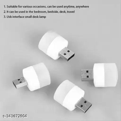 Plug in LED Night Light Mini USB LED Light (Pack of 4) - Springkart 