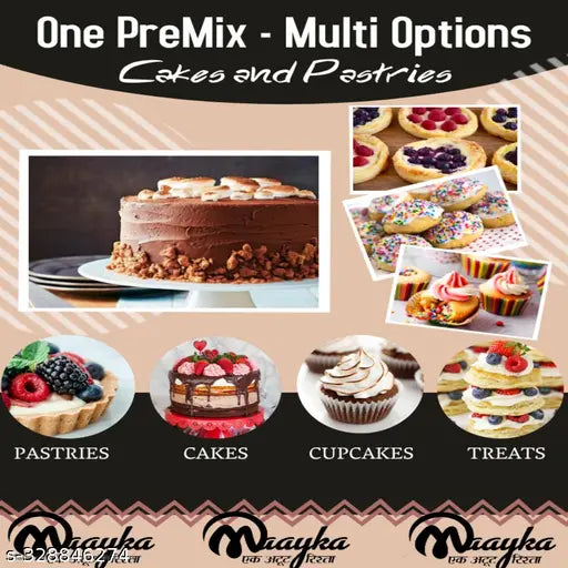 Maayka Premium | Combo of Cake Sprinkles Rainbow Balls + Rainbow Sprinkles + Chocolate Sprinkles Pack of 3 for Cake & Cupcake Decorations