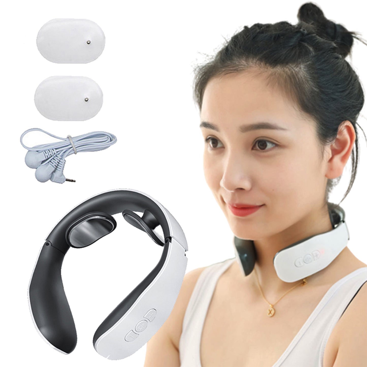 6199 Electric Neck Massager For Deep Tissue Pain Relief Cervical Vertebra Massager - Springkart 