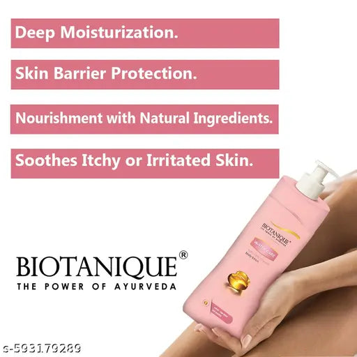 Biotanique  Winter Moisturising Body Lotion | Moisturising Body Lotion for Women & Men | Hydrating & Refreshing | Helps in Dryness Reduction & Softens The Skin – 2x400 ml