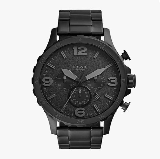 RAGHAV Nano Glass for Fossil Nate Chronograph Analog Black Dial - Copy (4)  (Pack of 2)