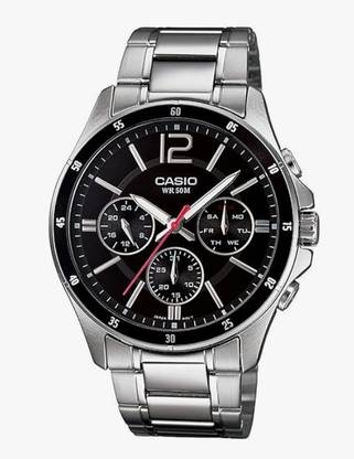Varsha Nano Glass for Casio Enticer Analog Dial Watch (Silver)  (Pack of 2)