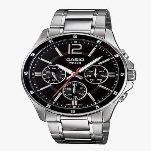 Varsha Nano Glass for Casio Enticer Analog Dial Watch (Silver)  (Pack of 2)