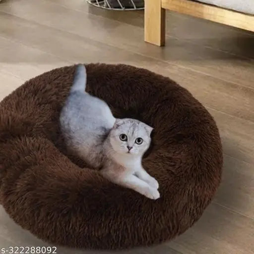 round pet bed/ cat bed/ dog bed 50 CM perfect for indoor cats and puppies winter, Summer. - Springkart 