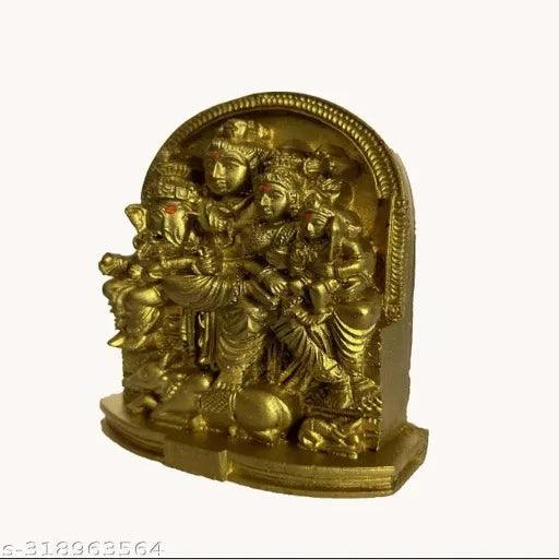 Lord Shiva Family Polystone Statue Idol - Springkart 