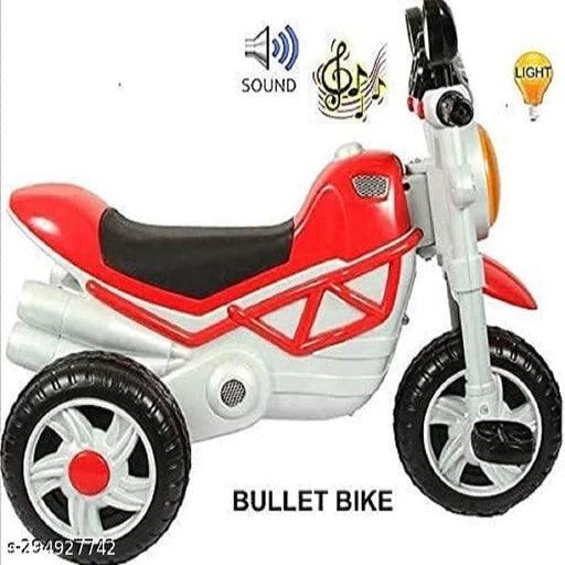 DA Bull International Bullet Tricycle Baby Scooter Cycle or Trikes Ride-On with Rcycle with Musical Horn and Lights Capacity Up to 30Kgs Bike for 1-5 Years Boy & Girl Red - Springkart 