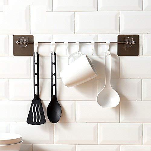 1354 Plastic Sticker Self Adhesive Multipurpose Hanger Hooks - Springkart 
