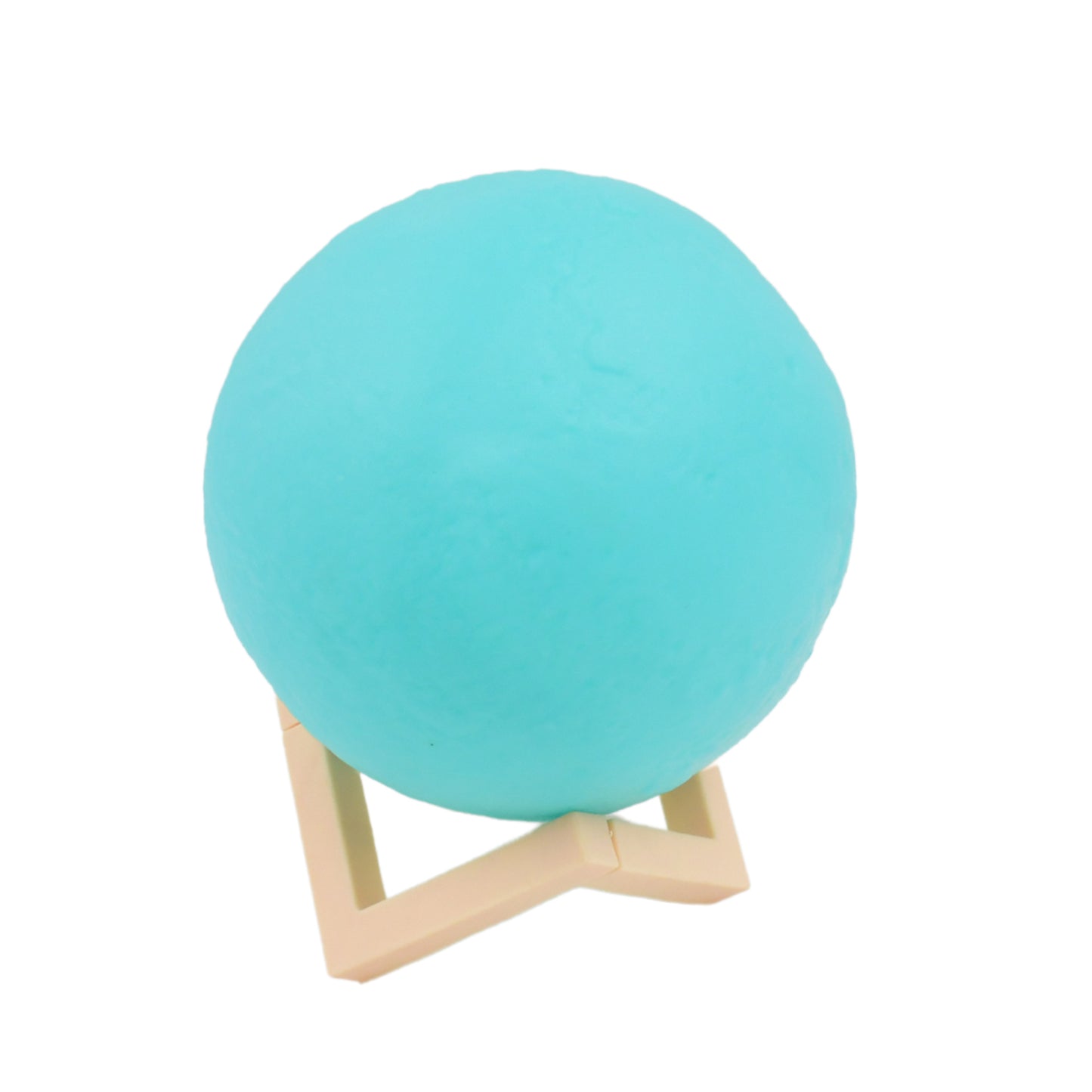 Moon Night Lamp Blue Color With Plastic Stand (15 X12 Cm 1 Pc) - Springkart 