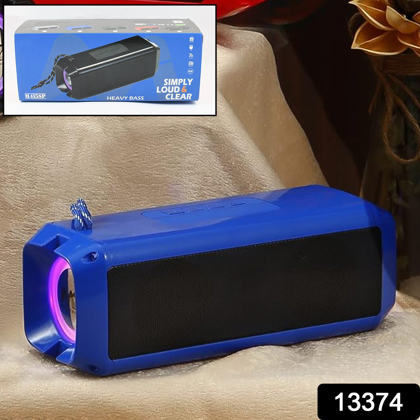 Portable Wireless Rechargeable Speaker Bluetooth Speaker (1 Pc) - Springkart 