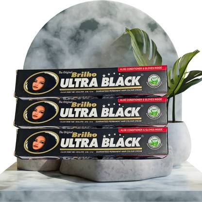 Ultra Black Hair COLOUR For Women & MEN BLACK Permanent Hair Colour Long Lasting Natural , lightness or darkness
