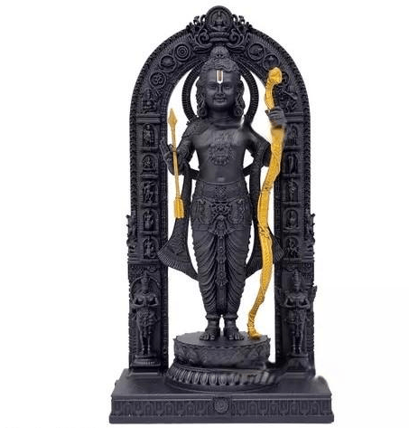 Ram Lalla Idol Miniature Sculpture Height 6 Inch, - Springkart 