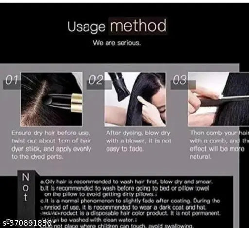 Professional Hair Color Touch Up Stick, One-Time Hair dye pencil