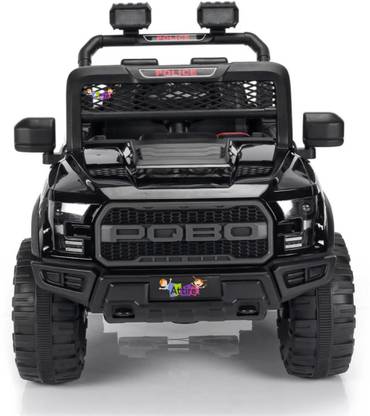 Attire Rechargeable with Bluetooth Music Electric Jeep Battery Operated Ride On  (Black)