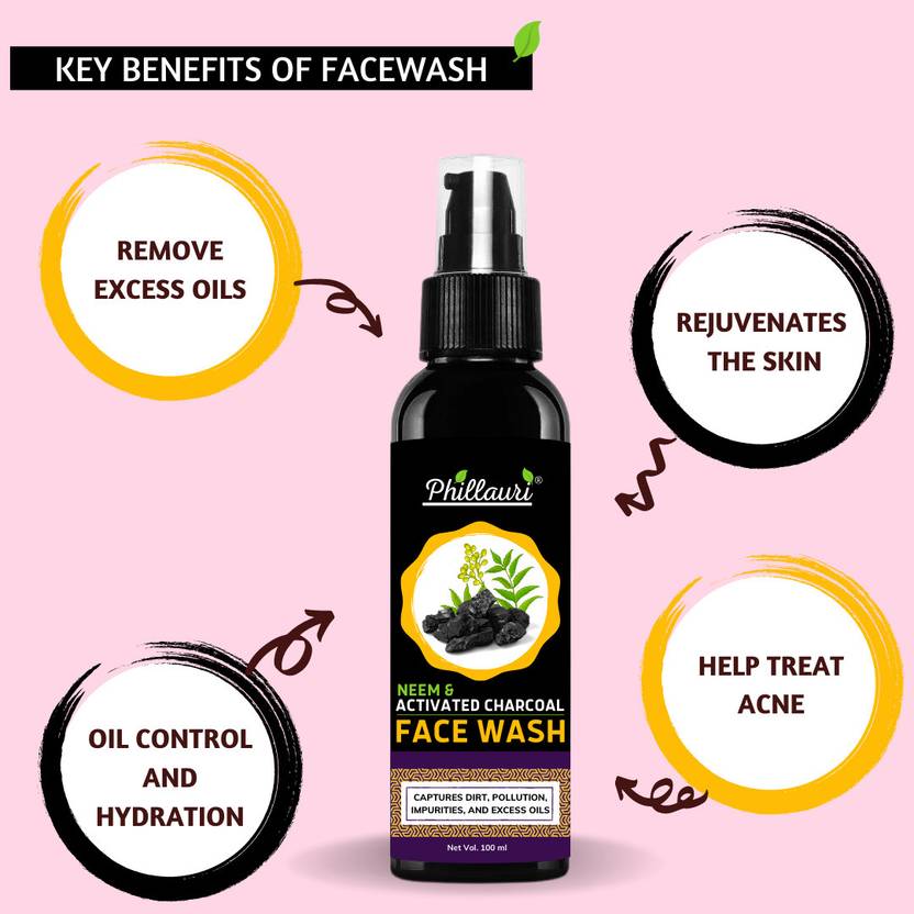 Phillauri Red Onion Blackseed Hair Combo Kit with Neem Facewash Combo Kit  (5 Items in the set)