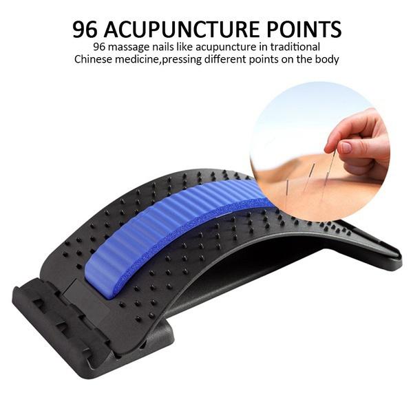 1666 Multi-level Back Stretcher Posture Corrector Device For Back Pain Relief