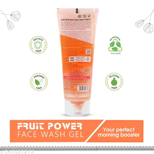 Ayouthveda Fruit Power Face Wash Gel (pack of 3) - Springkart 
