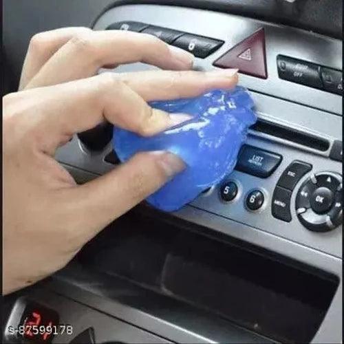 Car AC vent Interior Dust Cleaning Gel Jelly Detailing Putty Cleaner Kit Universal Car Interior, Keyboard, PC, Laptop, Electronic Gadget Cleaning Kit (PACK OF 1) - Springkart 