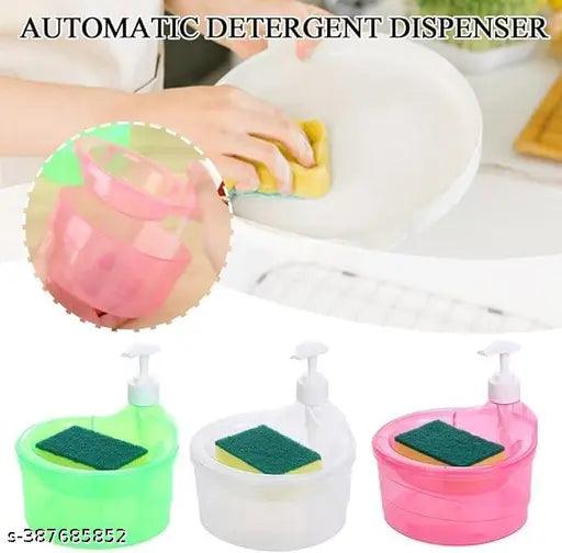 (Pack of 2) Soap Dispenser Dishwashing Brush Soap