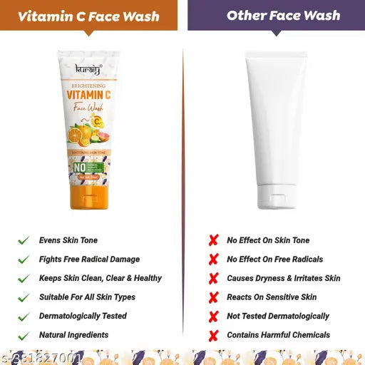 Facial Cleanser Face Washing Remove Blackhead Face wash pack of 3