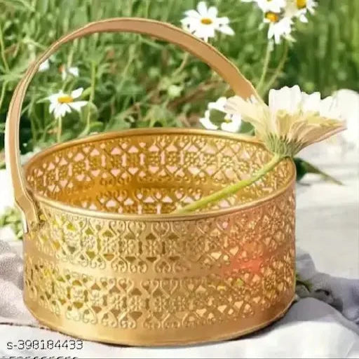 Temple Basket Golden finishing                                 Diwali Gift !!!