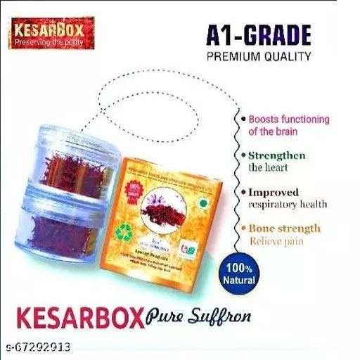 Certified Grade A1 Saffron Kesar-100% Pure and Finest Quality Saffron-Pack of 2