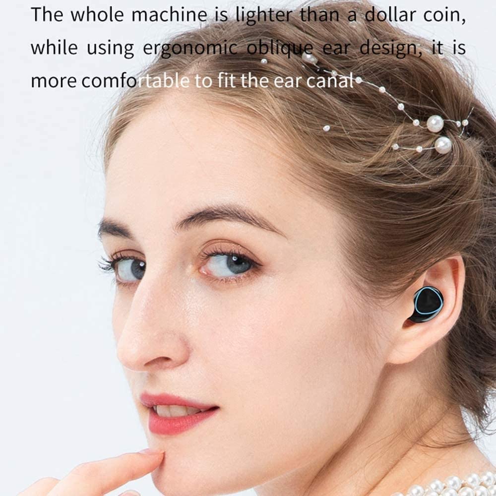 6644 Newest Wireless In Ear Earbuds Bluetooth 5.0 Headphones Mini Stereo Earbuds Sport Headset Bass Sound Built-in Micphone - Springkart 