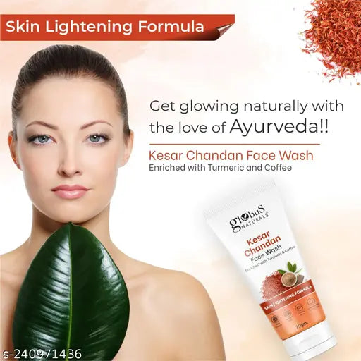 Naturals Kesar Chandan Skin Lightening & Tan Removal Face wash 75 gm