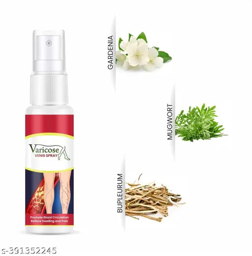 Varicose Veins Spray - 30 ML, Instant Leg Relief For Leg - Pack of 3. - Springkart 