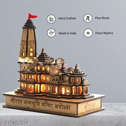 Shri Ram Mandir with Light, Ram Janambhoomi Ayodhya 3D Model Temple - Springkart 