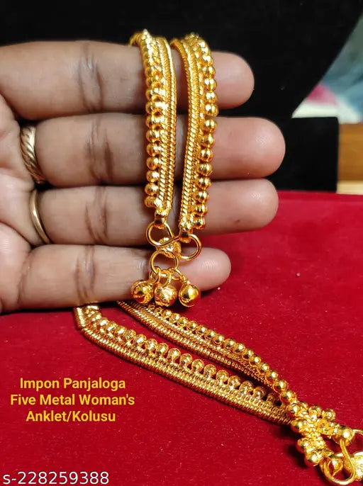 Premium Quality Impon Panjaloga Woman's Anklet/ Kolusu