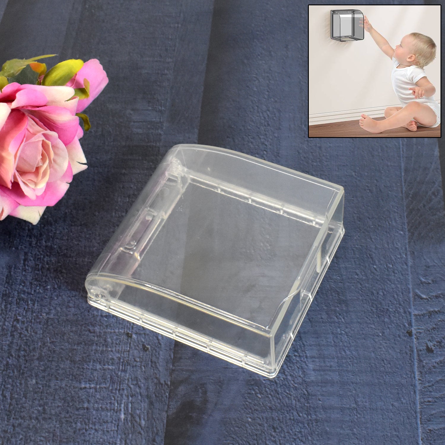 Weatherproof Outlet Cover Outdoor Plug And Receptacle Protector For Bathroom Clear (1 Pc) - Springkart 