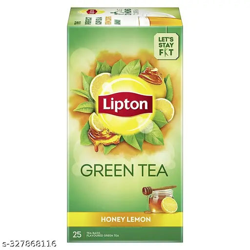 Honey Lemon Green Tea Bags, 2 x 25 Pieces