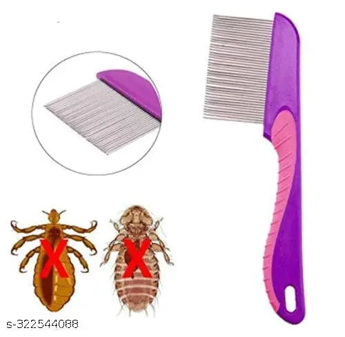 Stainless Steel Metal Easy to Use Reusable Comb for pets - Springkart 